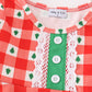 Red Christmas Tree Gingham Dress