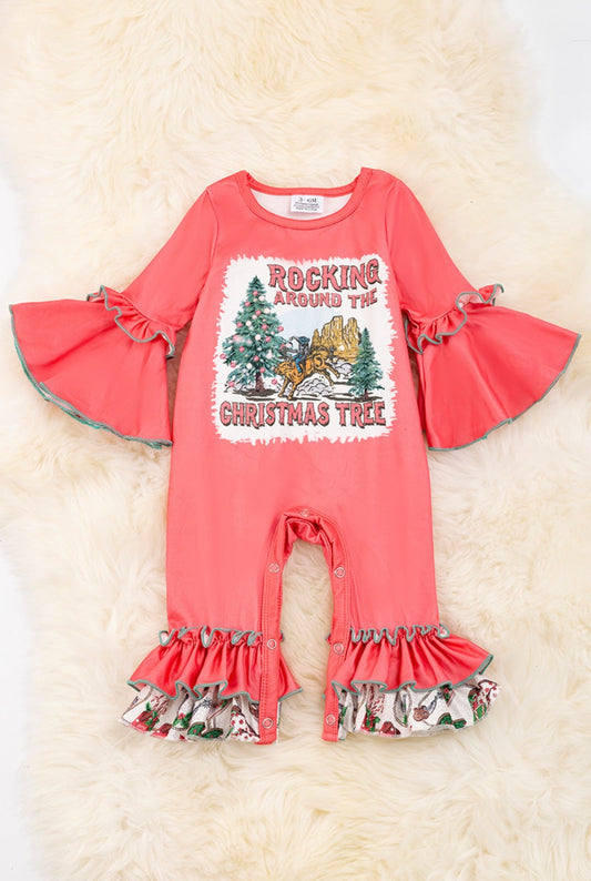 Rocking Around The Christmas Tree Romper