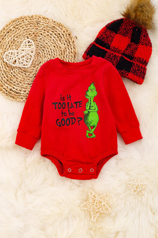 Christmas Character Red Romper