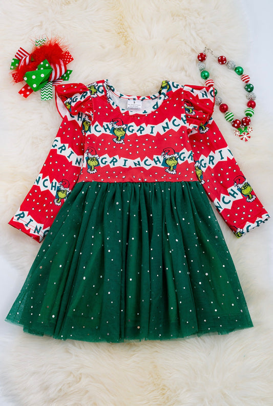 Christmas Character Tulle Dress