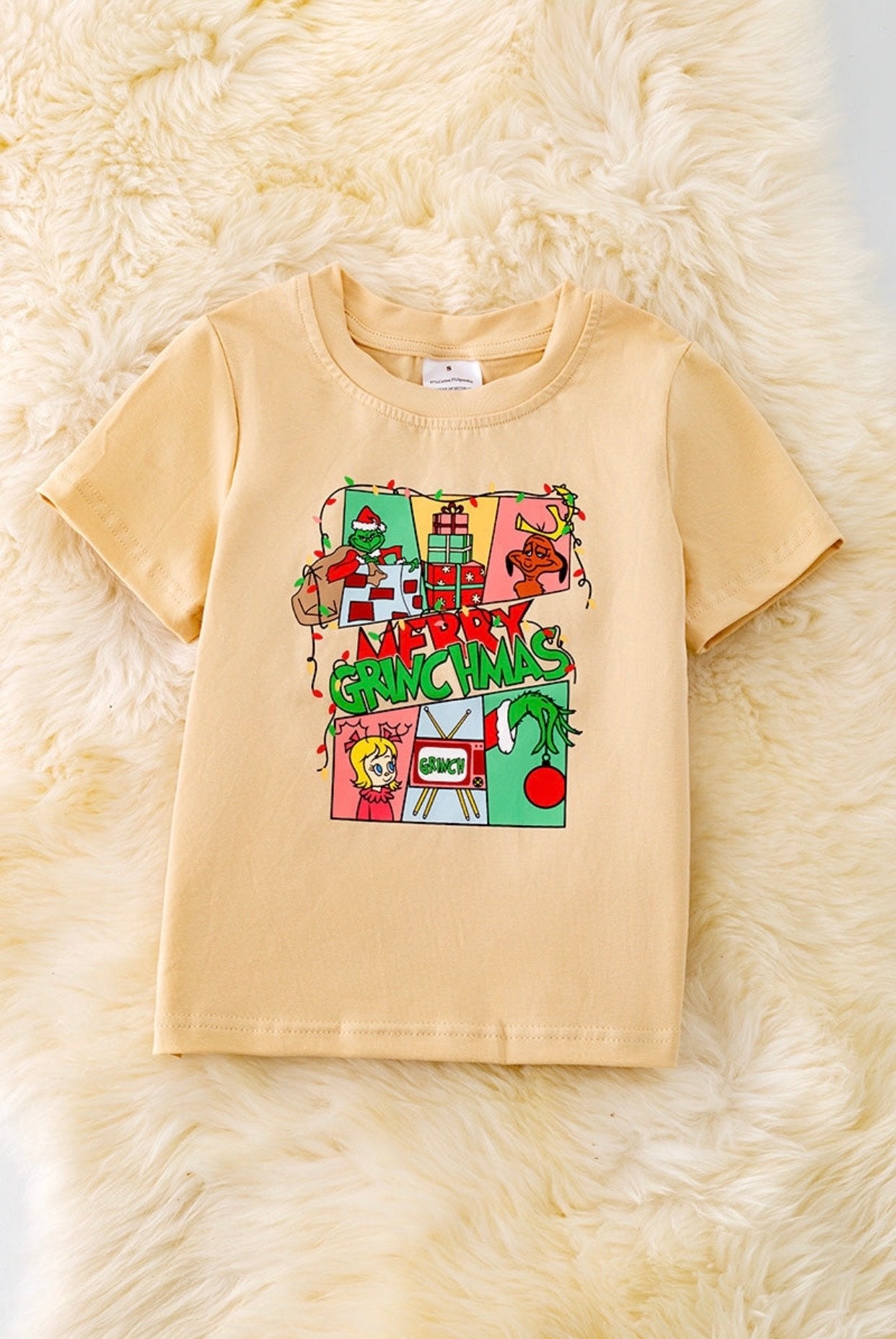 Ivory Christmas Character Shirt