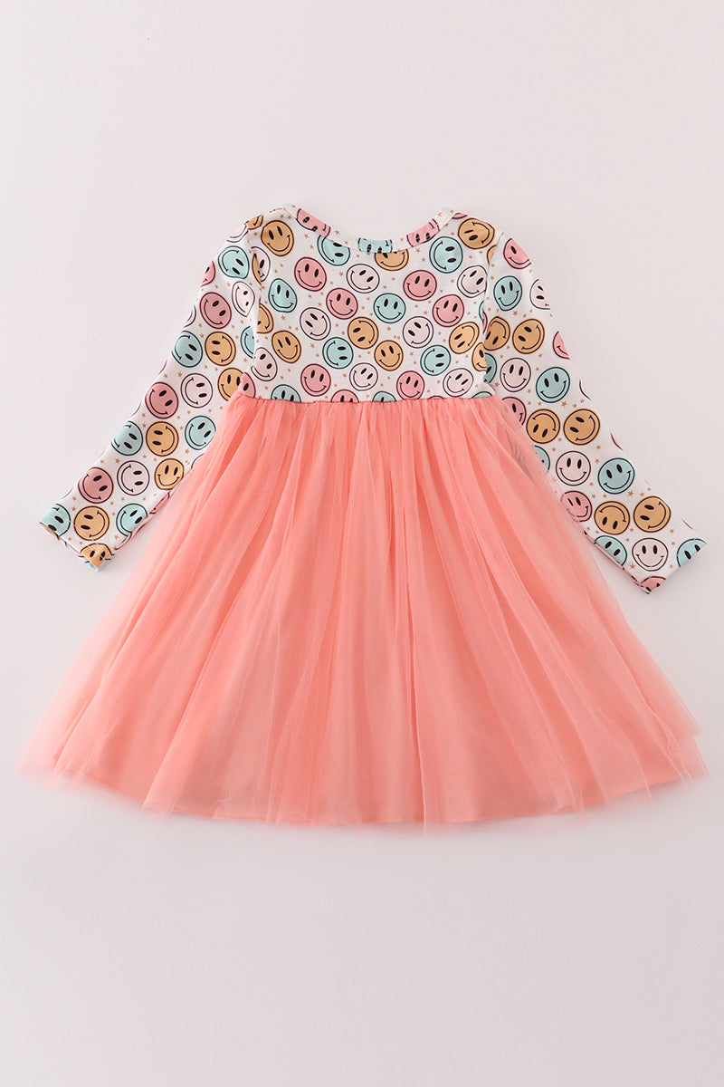 Pink Smiley Face Dress