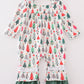 Christmas Tree Print Romper