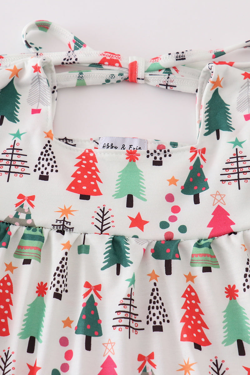 Christmas Tree Print Dress