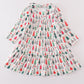 Christmas Tree Print Dress