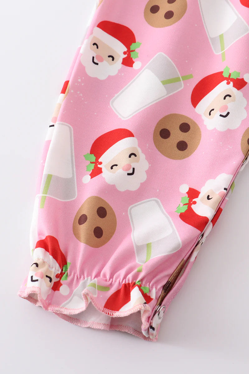 Santa Cookies and Milk Romper