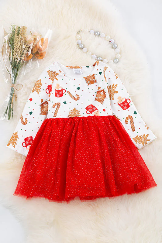 Red Tulle Gingerbread Dress