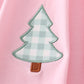 Pink and Green Christmas Tree Dress