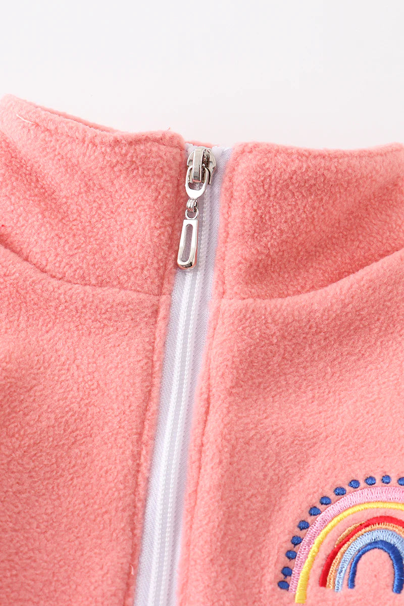 Rainbow Fleece Pullover