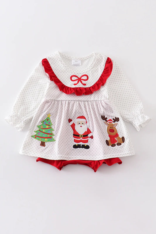 Christmas Santa and Reindeer Romper